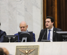 O governador Carlos Massa Ratinho Junior participa nesta segunda-feira (23), participou da audiência da Câmara dos Deputados para discutir com deputados federais e estaduais o novo marco regulatório das PPPs, concessões e fundos de infraestrutura