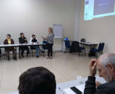 O diretor-presidente da Sanepar, Claudio Stabile, apresentou nesta segunda-feira (23) ao Conselho de Desenvolvimento Econômico de Ponta Grossa a nova proposta de contrato de programa da companhia para o município. A apresentação ocorreu em reunião ordinária do conselho.Foto: Divulgação/Sanepar