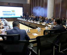 Governador Carlos Massa Ratinho Junior em reunião com o secretariado. Curitiba,24/09/2019 Foto:Jaelson Lucas / AEN