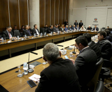 Governador Carlos Massa Ratinho Junior em reunião com o secretariado. Curitiba,24/09/2019 Foto:Jaelson Lucas / AEN