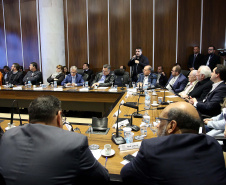 Governador Carlos Massa Ratinho Junior em reunião com o secretariado. Curitiba,24/09/2019 Foto:Jaelson Lucas / AEN