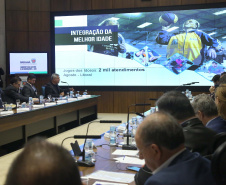 Governador Carlos Massa Ratinho Junior em reunião com o secretariado. Curitiba,24/09/2019 Foto:Jaelson Lucas / AEN