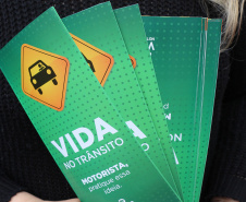 Curitiba, 25 de Setembro de 2019. Blitz Educativa Semana Nacional do Trânsito. 