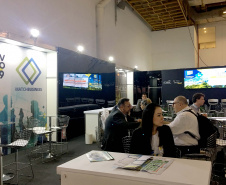 A Paraná Turismo finalizou nesta sexta-feira (27) a participação em uma das maiores feiras do setor e de negócios do País – 47ª Abav Expo Internacional de Turismo e 52º Encontro Comercial Braztoa, que aconteceu em São Paulo. Durante três dias, assessores técnicos apresentaram o potencial turístico do Estado, com diversas atividades, como palestras e painéis do trade relacionados a investimentos, mostrando as regiões turísticas do Paraná. Foto: Edson Thomaz/Paraná Turismo