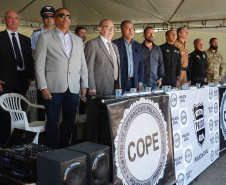 A Polícia Civil do Paraná promoveu uma solenidade de encerramento do 6º Curso de Operações Policiais, nesta sexta-feira (27), nas dependências do Centro de Operações Policiais Especiais. O curso destinado a agentes de segurança pública teve início no dia 2 de setembro com uma turma de 26 alunos. Apenas 15 chegaram ao fim e se formaram, entre eles duas mulheres. Foto: Divulgação/Polícia Civil