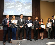 O governador Carlos Massa Ratinho Junior participa nesta segunda-feira (30), da comemoração do aniversário de 166 anos da Polícia Civil no Paraná na sede da OAB Paraná, em Curitiba .   30/09/2019 - Foto: Geraldo Bubniak/AEN