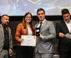 O governador Carlos Massa Ratinho Junior participa nesta segunda-feira (30), da comemoração do aniversário de 166 anos da Polícia Civil no Paraná na sede da OAB Paraná, em Curitiba .   30/09/2019 - Foto: Geraldo Bubniak/AEN