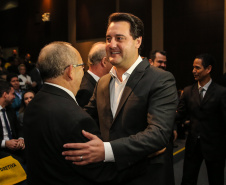 O governador Carlos Massa Ratinho Junior participa nesta segunda-feira (30), da comemoração do aniversário de 166 anos da Polícia Civil no Paraná na sede da OAB Paraná, em Curitiba .   30/09/2019 - Foto: Geraldo Bubniak/AEN