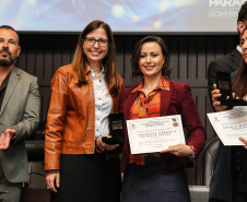 O governador Carlos Massa Ratinho Junior participa nesta segunda-feira (30), da comemoração do aniversário de 166 anos da Polícia Civil no Paraná na sede da OAB Paraná, em Curitiba .   30/09/2019 - Foto: Geraldo Bubniak/AEN