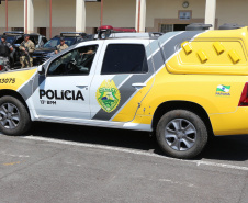 Curitiba, 01 de Outubro de 2019.  Coletiva de Imprensa - Roubo a Banco no Tatuquara.