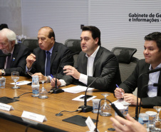 Governador Carlos Massa Ratinho Junior durante reunião com a equipe de governo. Curitiba,01/10/2019 - Foto: José Fernando Ogura/AEN