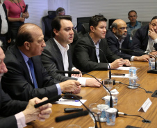 Governador Carlos Massa Ratinho Junior durante reunião com a equipe de governo. Curitiba,01/10/2019 - Foto: José Fernando Ogura/AEN