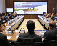 Governador Carlos Massa Ratinho Junior durante reunião com a equipe de governo. Curitiba,01/10/2019 - Foto: José Fernando Ogura/AEN