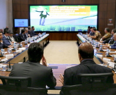 Governador Carlos Massa Ratinho Junior durante reunião com a equipe de governo. Curitiba,01/10/2019 - Foto: José Fernando Ogura/AEN