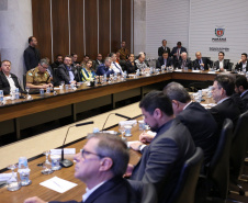 Governador Carlos Massa Ratinho Junior durante reunião com a equipe de governo. Curitiba,01/10/2019 - Foto: José Fernando Ogura/AEN