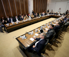 Governador Carlos Massa Ratinho Junior durante reunião com a equipe de governo. Curitiba,01/10/2019 - Foto: José Fernando Ogura/AEN
