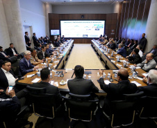 Governador Carlos Massa Ratinho Junior durante reunião com a equipe de governo. Curitiba,01/10/2019 - Foto: José Fernando Ogura/AEN
