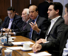 Governador Carlos Massa Ratinho Junior durante reunião com a equipe de governo. Curitiba,01/10/2019 - Foto: José Fernando Ogura/AEN