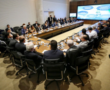 Governador Carlos Massa Ratinho Junior durante reunião com a equipe de governo. Curitiba,01/10/2019 - Foto: José Fernando Ogura/AEN