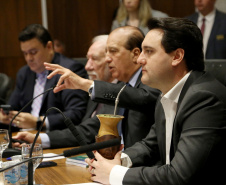 Governador Carlos Massa Ratinho Junior durante reunião com a equipe de governo. Curitiba,01/10/2019 - Foto: José Fernando Ogura/AEN