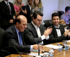 Governador Carlos Massa Ratinho Junior durante reunião com a equipe de governo. Curitiba,01/10/2019 - Foto: José Fernando Ogura/AEN