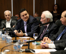 Governador Carlos Massa Ratinho Junior durante reunião com a equipe de governo. Curitiba,01/10/2019 - Foto: José Fernando Ogura/AEN
