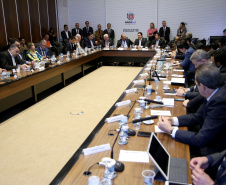 Governador Carlos Massa Ratinho Junior durante reunião com a equipe de governo. Curitiba,01/10/2019 - Foto: José Fernando Ogura/AEN