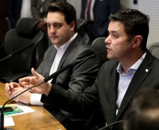 Governador Carlos Massa Ratinho Junior durante reunião com a equipe de governo. Curitiba,01/10/2019 - Foto: José Fernando Ogura/AEN