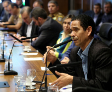 Governador Carlos Massa Ratinho Junior durante reunião com a equipe de governo. Curitiba,01/10/2019 - Foto: José Fernando Ogura/AEN