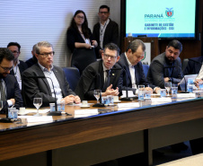 Governador Carlos Massa Ratinho Junior durante reunião com a equipe de governo. Curitiba,01/10/2019 - Foto: José Fernando Ogura/AEN