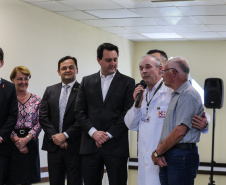 O governador Carlos Massa Ratinho Junior inaugura nesta terça-feira (01), novos leitos de UTI do Hospital de Reabilitação Ana Carolina Moura Xavier, de Curitiba. O espaço, que estava fechado há dez anos.  01/10/2019 - Foto: Geraldo Bubniak/AEN