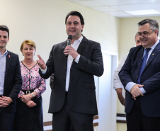 O governador Carlos Massa Ratinho Junior inaugura nesta terça-feira (01), novos leitos de UTI do Hospital de Reabilitação Ana Carolina Moura Xavier, de Curitiba. O espaço, que estava fechado há dez anos.  01/10/2019 - Foto: Geraldo Bubniak/AEN