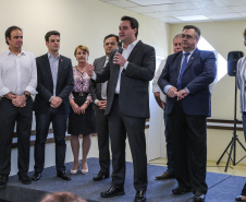 O governador Carlos Massa Ratinho Junior inaugura nesta terça-feira (01), novos leitos de UTI do Hospital de Reabilitação Ana Carolina Moura Xavier, de Curitiba. O espaço, que estava fechado há dez anos.  01/10/2019 - Foto: Geraldo Bubniak/AEN