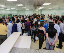 O governador Carlos Massa Ratinho Junior inaugura nesta terça-feira (01), novos leitos de UTI do Hospital de Reabilitação Ana Carolina Moura Xavier, de Curitiba. O espaço, que estava fechado há dez anos.  01/10/2019 - Foto: Geraldo Bubniak/AEN