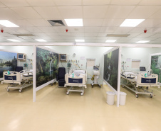 O governador Carlos Massa Ratinho Junior inaugura nesta terça-feira (01), novos leitos de UTI do Hospital de Reabilitação Ana Carolina Moura Xavier, de Curitiba. O espaço, que estava fechado há dez anos.  01/10/2019 - Foto: Geraldo Bubniak/AEN