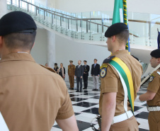 Governador Carlos Massa Ratinho Junior recebe o embaixador da Finlândia, Jouko Leinonen. Curitiba,01/10/2019 Foto:Jaelson Lucas / AEN