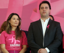 Governador Carlos Massa Ratinho Junior lança Projeto Parana Rosa.Foto Gilson Abreu/ANP