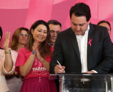 Governador Carlos Massa Ratinho Junior lança Projeto Parana Rosa.Foto Gilson Abreu/ANP