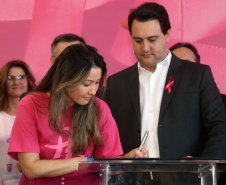 Governador Carlos Massa Ratinho Junior lança Projeto Parana Rosa.Foto Gilson Abreu/ANP