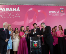 Governador Carlos Massa Ratinho Junior lança Projeto Parana Rosa.Foto Gilson Abreu/ANP