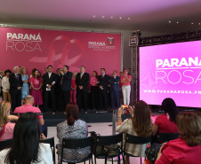 Governador Carlos Massa Ratinho Junior lança Projeto Parana Rosa.Foto Gilson Abreu/ANP