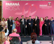 Governador Carlos Massa Ratinho Junior lança Projeto Parana Rosa.Foto Gilson Abreu/ANP