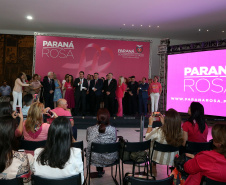 Governador Carlos Massa Ratinho Junior lança Projeto Parana Rosa.Foto Gilson Abreu/ANP