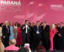 Governador Carlos Massa Ratinho Junior lança Projeto Parana Rosa.Foto Gilson Abreu/ANP