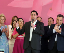 Governador Carlos Massa Ratinho Junior lança Projeto Parana Rosa.Foto Gilson Abreu/ANP
