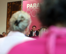 Governador Carlos Massa Ratinho Junior lança Projeto Parana Rosa.Foto Gilson Abreu/ANP