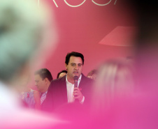 Governador Carlos Massa Ratinho Junior lança Projeto Parana Rosa.Foto Gilson Abreu/ANP