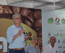 O secretário estadual da Agricultura e Abastecimento, Norberto Ortigara, participou nesta quarta-feira (02), em Jacarezinho, da abertura da 12ª Ficafé – Feira Internacional de Cafés Especiais do Norte Pioneiro do Paraná. Foto: Divulgação/SEAB