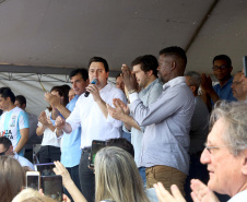 Governador Carlos Massa Ratinho Junior em Londrina. Londrina,03/10/2019 Foto:Jaelson Lucas / AEN