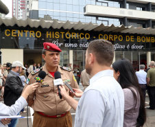 Abertura Centro Histórico do Corpo de Bombeiros.
Comandante Samuel Prestes
Foto Gilson Abreu/AEN